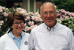 A special gift of appreciated stock — Dr. Joe '59 and Jean St. Clair